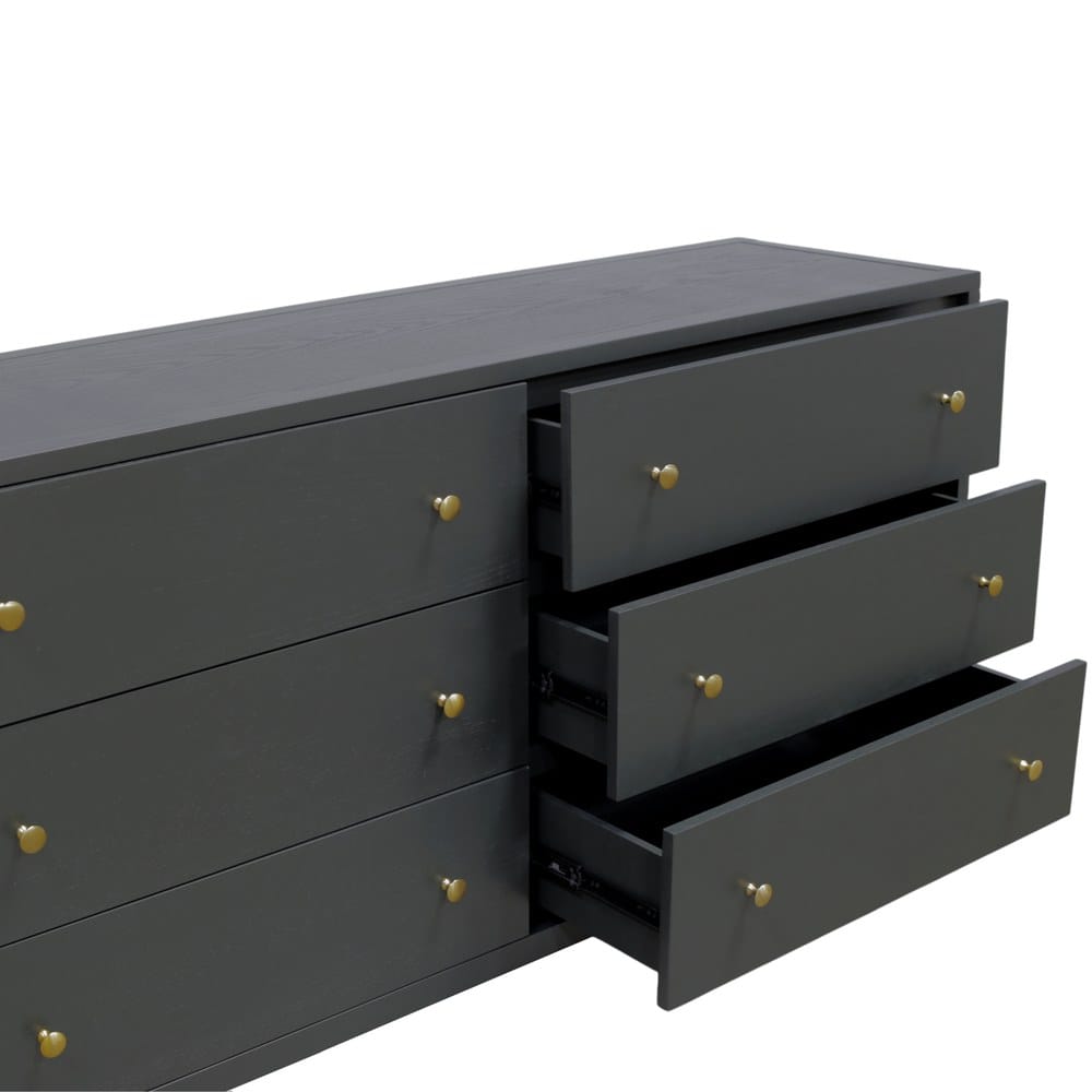 Alpine Furniture - Avery Dresser, Black - 2478BLK-03 view 5