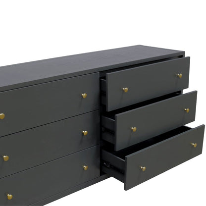 Alpine Furniture - Avery Dresser, Black - 2478BLK-03 view 5