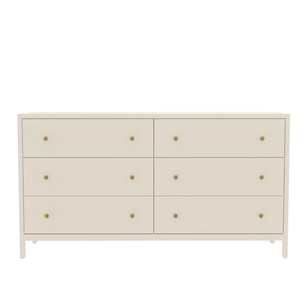Alpine Furniture - Avery Dresser, Coconut Milk - 2478-03 view 2