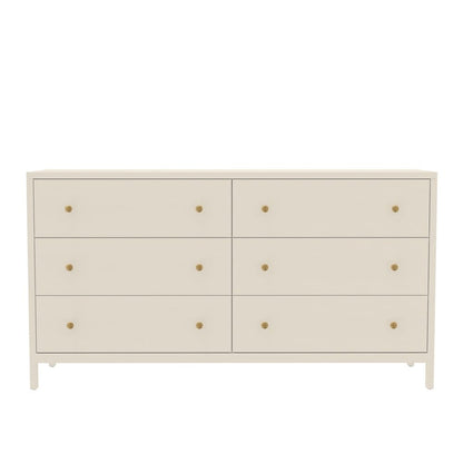Alpine Furniture - Avery Dresser, Coconut Milk - 2478-03 view 2