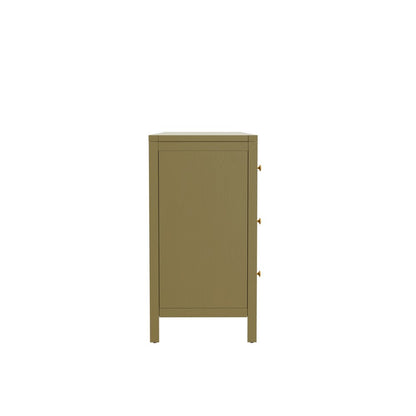Alpine Furniture - Avery Dresser, Olive Green - 2478GRN-03 view 3