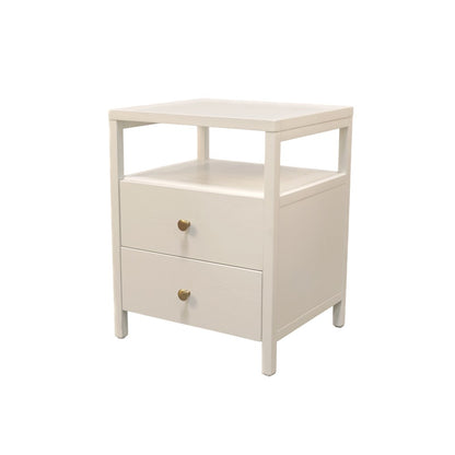 Alpine Furniture - Avery End Table, Coconut Milk - 2478-62 view 1