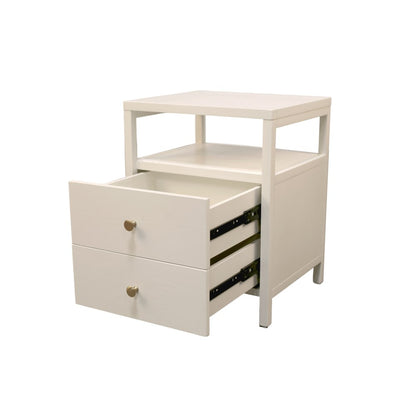 Alpine Furniture - Avery End Table, Coconut Milk - 2478-62 view 5