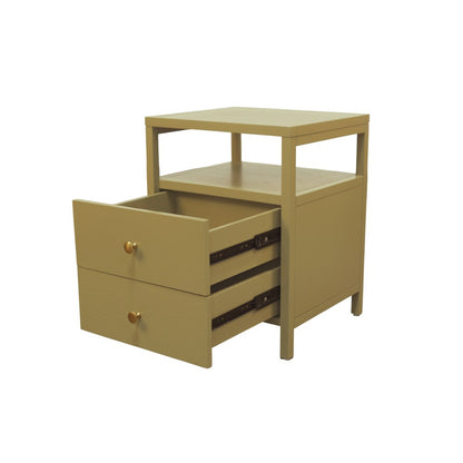 Alpine Furniture - Avery End Table, Olive Green - 2478GRN-62 view 5