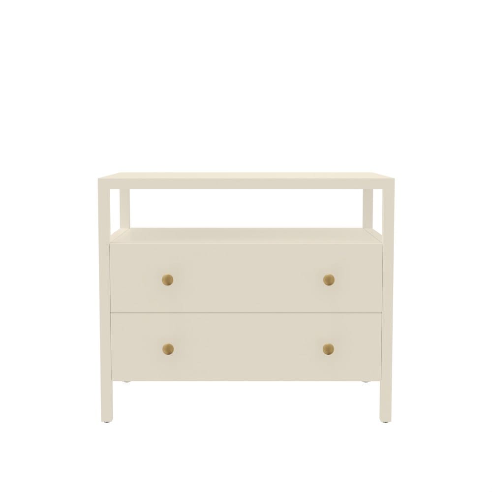 Alpine Furniture - Avery Nightstand, Coconut Milk - 2478-02 view 2