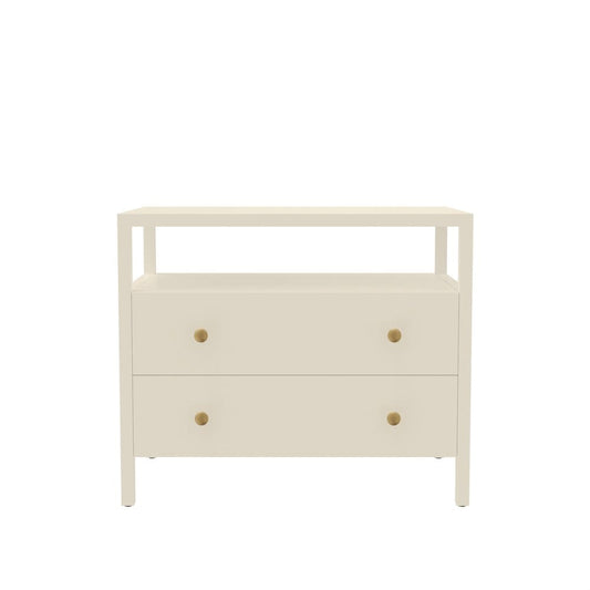 Alpine Furniture - Avery Nightstand, Coconut Milk - 2478-02 view 2