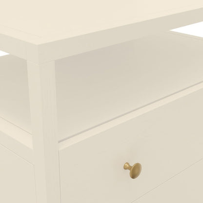 Alpine Furniture - Avery Nightstand, Coconut Milk - 2478-02 view 4