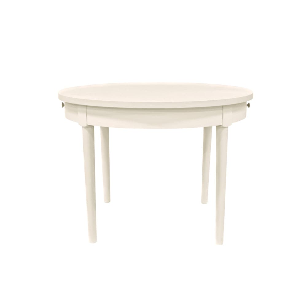 Alpine Furniture - Avery Round Dining Table, Coconut Milk - 2478-25 view 2