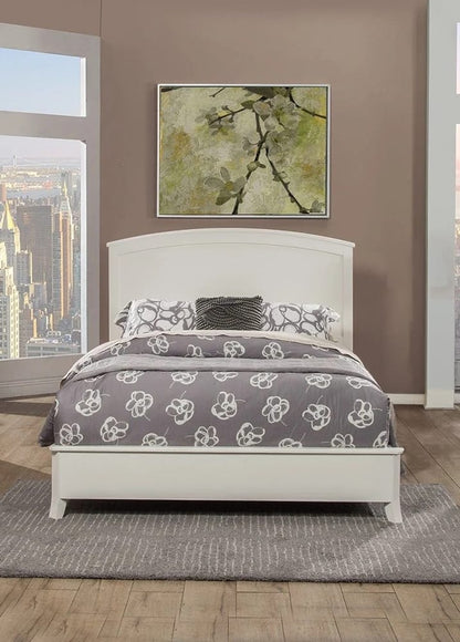 Alpine Furniture - Baker California King Panel Bed, White - 977-W-07CK view 5