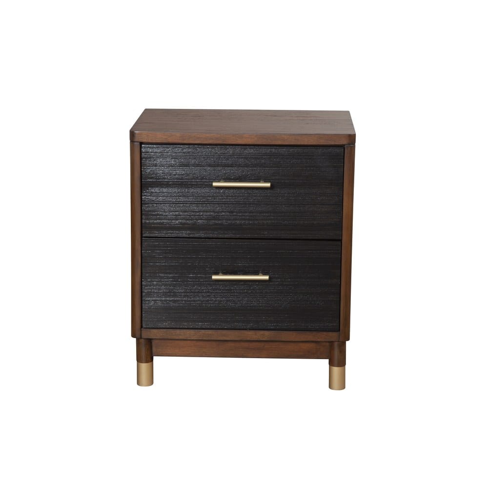 Alpine Furniture - Belham 2 Drawer Nightstand - 1971-02 view 2