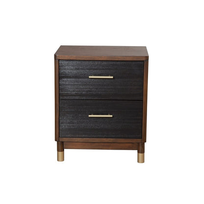 Alpine Furniture - Belham 2 Drawer Nightstand - 1971-02 view 2