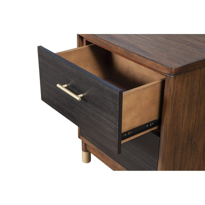 Alpine Furniture - Belham 2 Drawer Nightstand - 1971-02 view 3