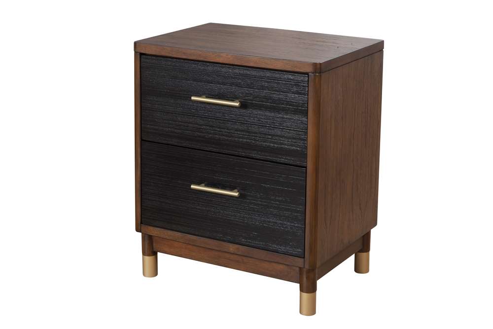 Alpine Furniture - Belham 2 Drawer Nightstand - 1971-02 veiw 1