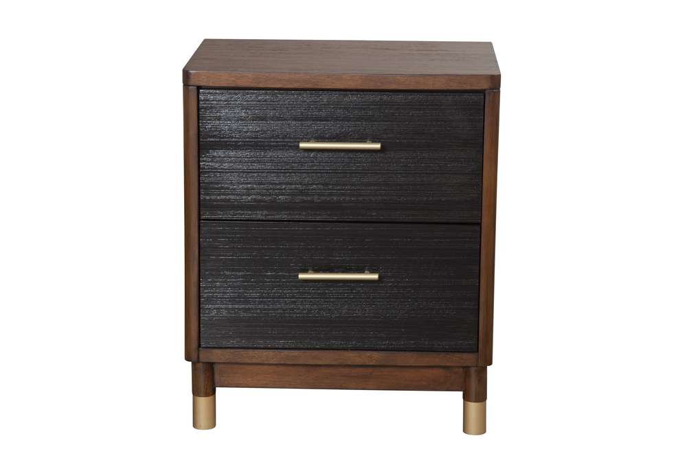 Alpine Furniture - Belham 2 Drawer Nightstand - 1971-02 veiw 2