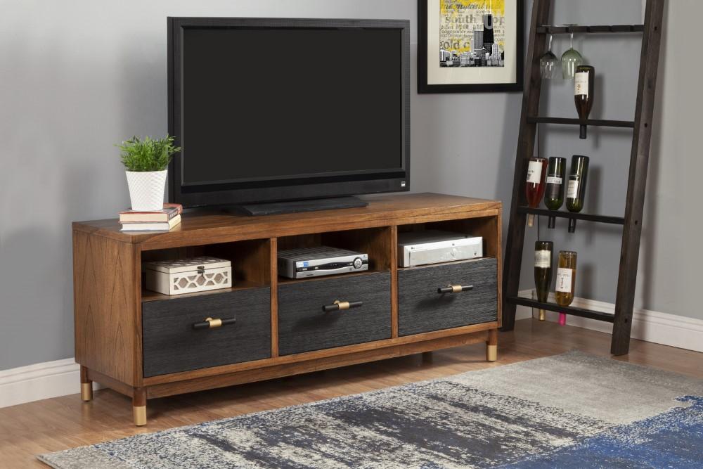 Alpine Furniture - Belham 3 Drawer TV Console - 1971-10 veiw 1