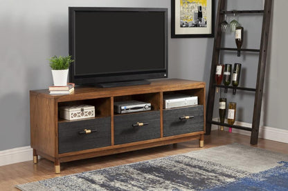 Alpine Furniture - Belham 3 Drawer TV Console - 1971-10 veiw 1