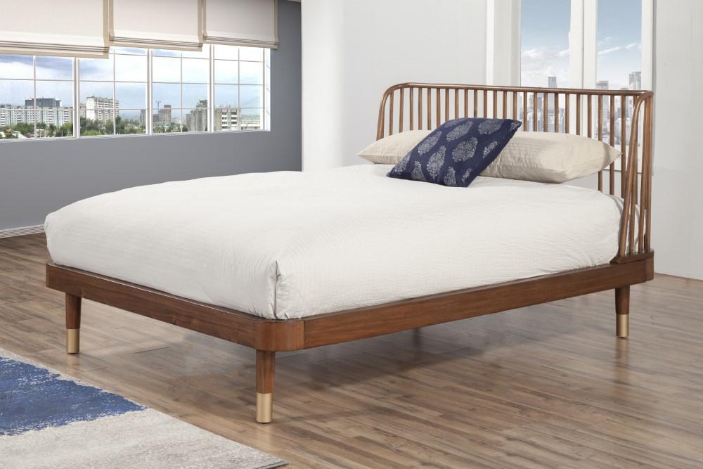 Alpine Furniture - Belham Full Platform Bed - 1971-08F veiw 4