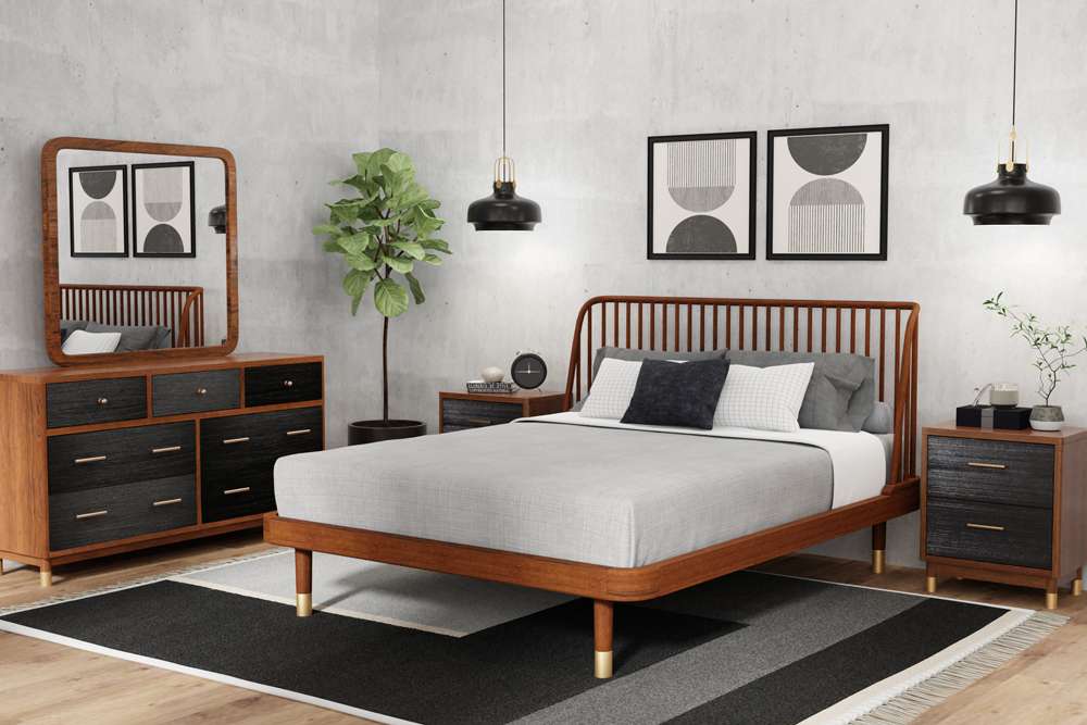 Alpine Furniture Belham Mirror - Thumbnail 2