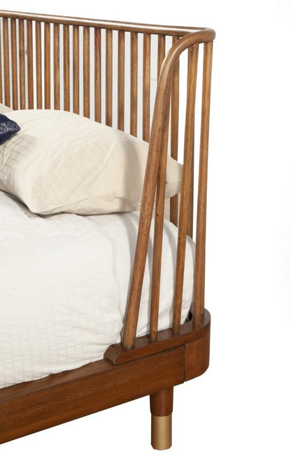 Alpine Furniture - Belham Queen Platform Bed - 1971-01Q veiw 2