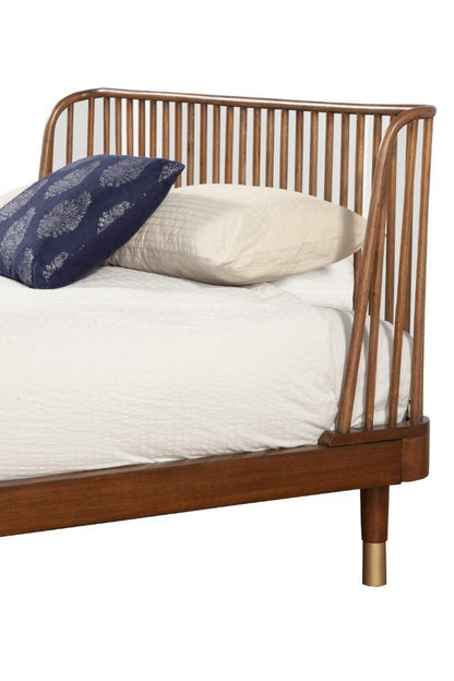 Alpine Furniture - Belham Queen Platform Bed - 1971-01Q veiw 6