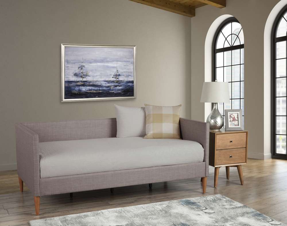 Alpine Furniture - Britney Day Bed, Dark Grey - 1296T veiw 2