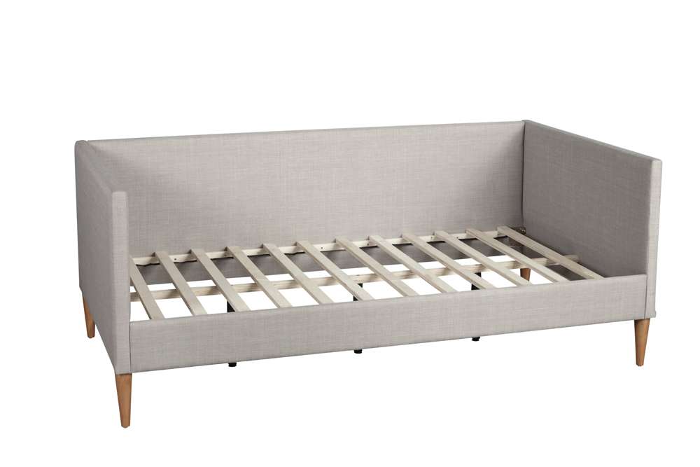 Alpine Furniture - Britney Day Bed, Light Grey Linen - 1096T veiw 4