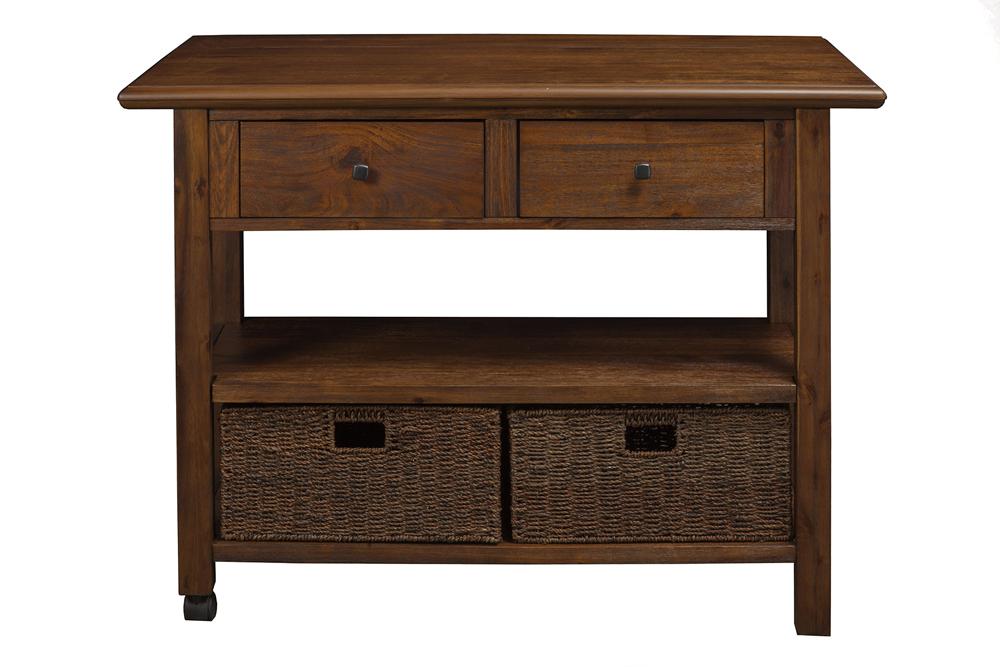 Alpine Furniture - Caldwell Kitchen Cart - 6079-05_CLOSEOUT veiw 1