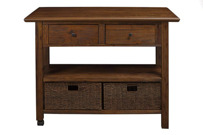 Alpine Furniture - Caldwell Kitchen Cart - 6079-05_CLOSEOUT veiw 1