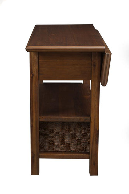 Alpine Furniture - Caldwell Kitchen Cart - 6079-05_CLOSEOUT veiw 6