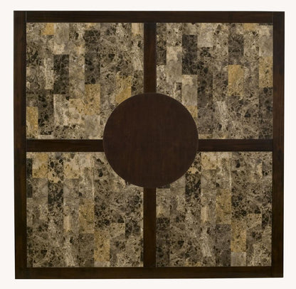 Alpine Furniture - Capitola Faux Marble Large Pub Table W/ Removable 18in Lazy Susan - 554-L veiw 2