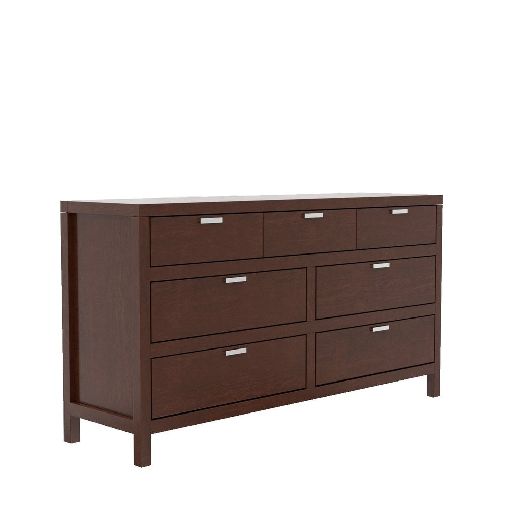 Alpine Furniture - Carmel 7 Drawer Dresser, Cappuccino - JR-03 view 2