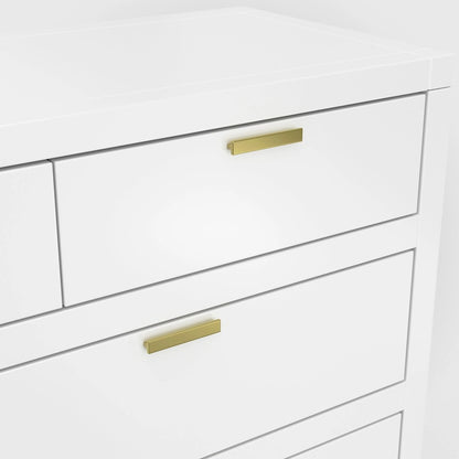 Alpine Furniture - Carmel 7 Drawer Dresser, White - JR-W-03 veiw 2