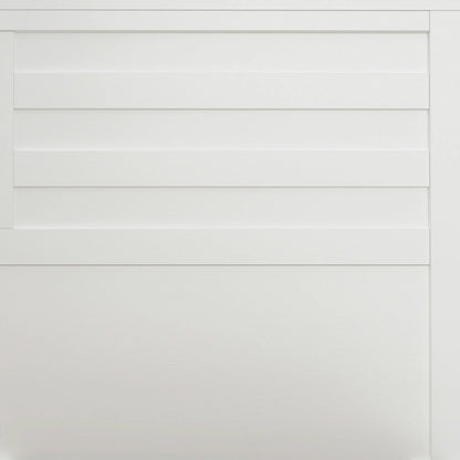 Alpine Furniture - Carmel California King Storage Bed, White - JR-W-07CK view 7