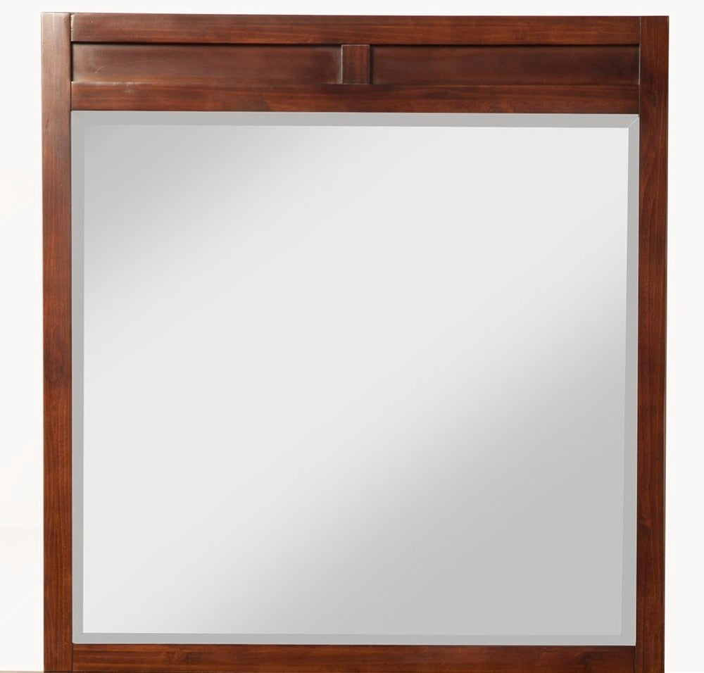 Alpine Furniture - Carmel Mirror, Cappuccino - JR-06 veiw 1