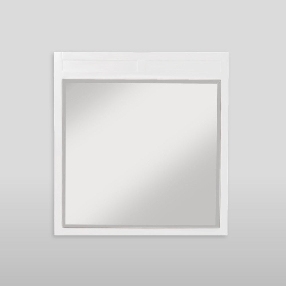 Alpine Furniture - Carmel Mirror, White - JR-W-06 veiw 1
