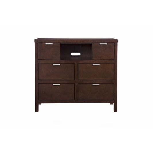 Alpine Furniture - Carmel TV Media Chest, Cappuccino - JR-11 view 1