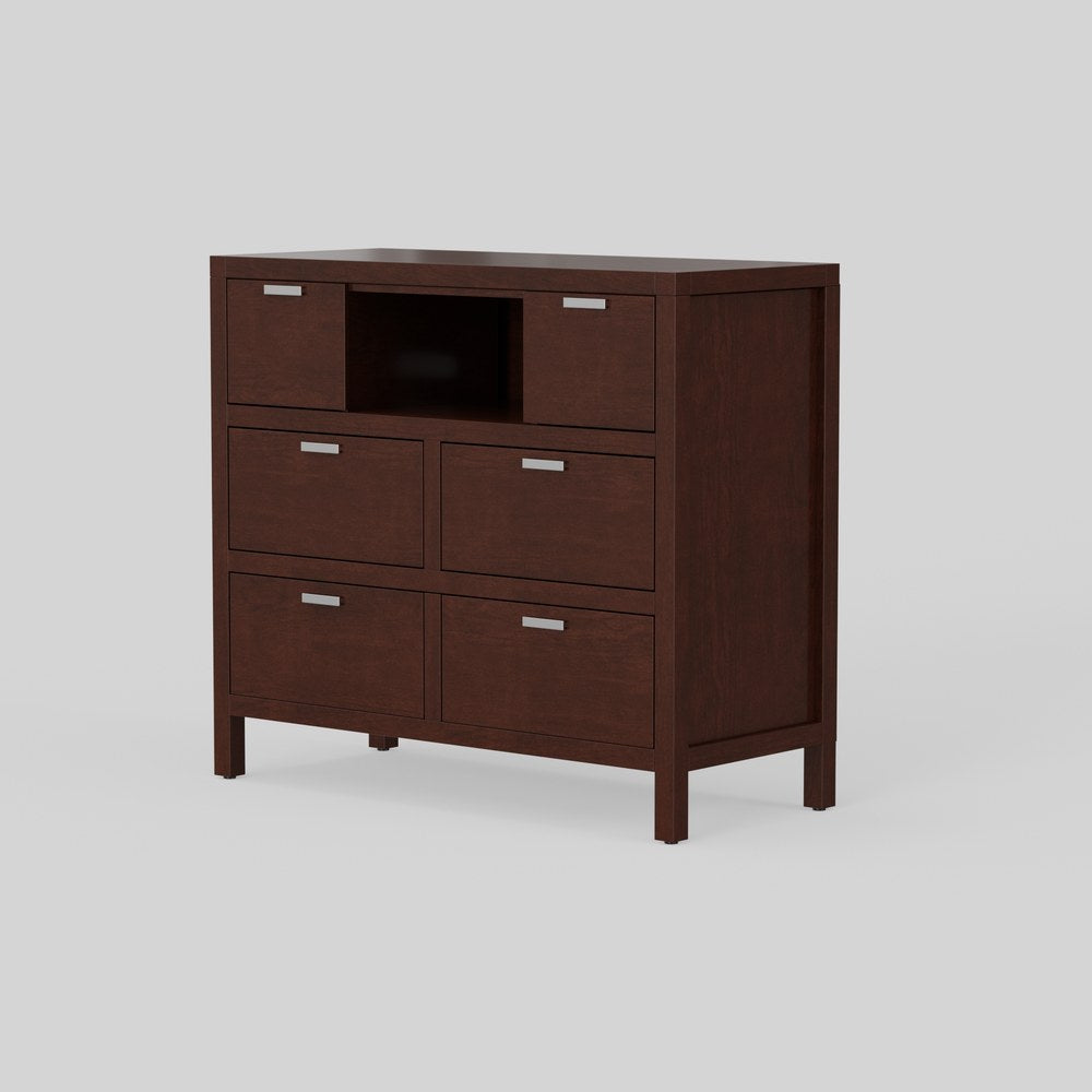 Alpine Furniture - Carmel TV Media Chest, Cappuccino - JR-11 view 2