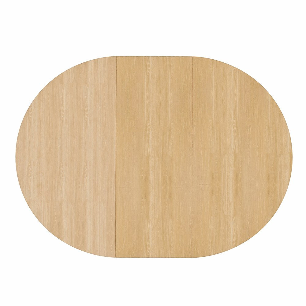 Alpine Furniture - Carter 48in Round Extension Dining Table, Natural - 5979NAT-25 view 4