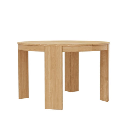 Alpine Furniture - Carter 48in Round Extension Dining Table, Natural - 5979NAT-25 view 6