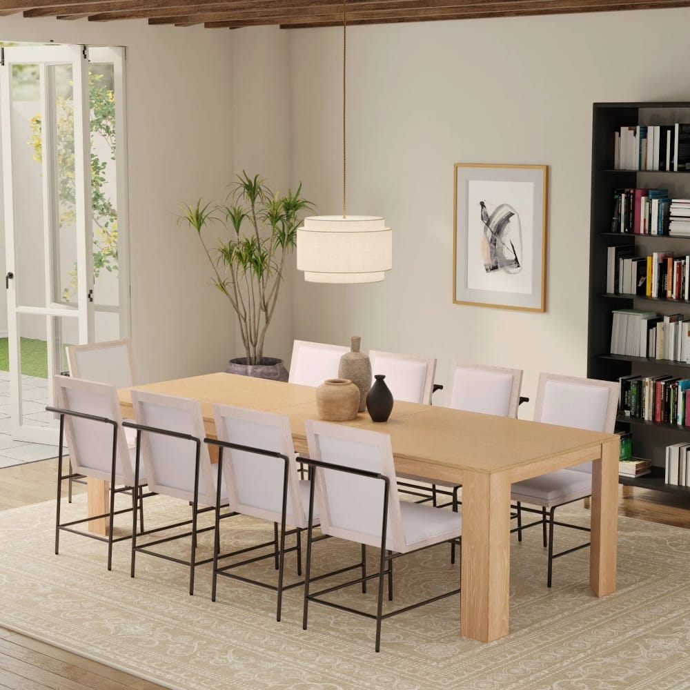 Alpine Furniture - Carter Extension Dining Table, Natural - 5979NAT-01 view 11