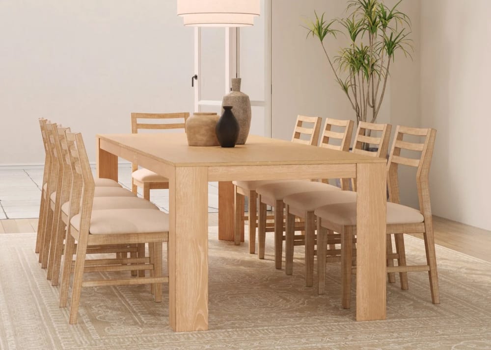 Alpine Furniture - Carter Extension Dining Table, Natural - 5979NAT-01 view 13