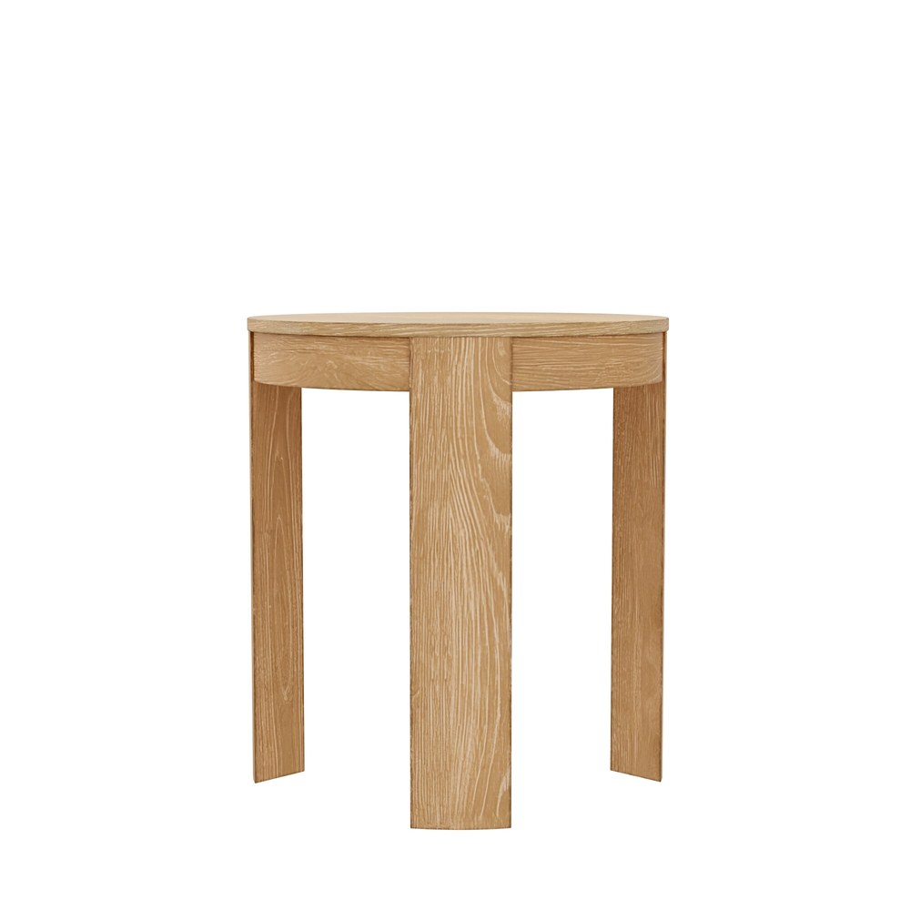 Alpine Furniture - Carter Round End Table, Natural - 5979NAT-62 view 1