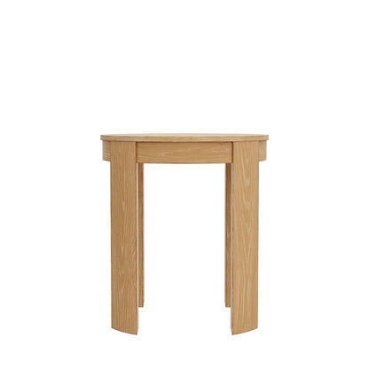 Alpine Furniture - Carter Round End Table, Natural - 5979NAT-62 view 2