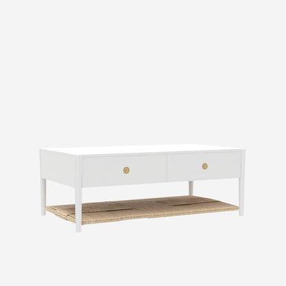 Alpine Furniture - Cleo Coffee Table, Coconut Milk - 2620WHT-61 view 1