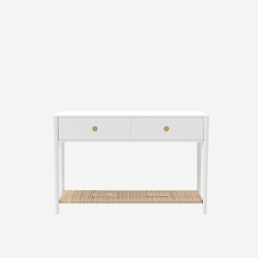 Alpine Furniture - Cleo Console Table, Coconut Milk - 2620WHT-63 view 2