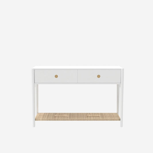 Alpine Furniture - Cleo Console Table, Coconut Milk - 2620WHT-63 view 2