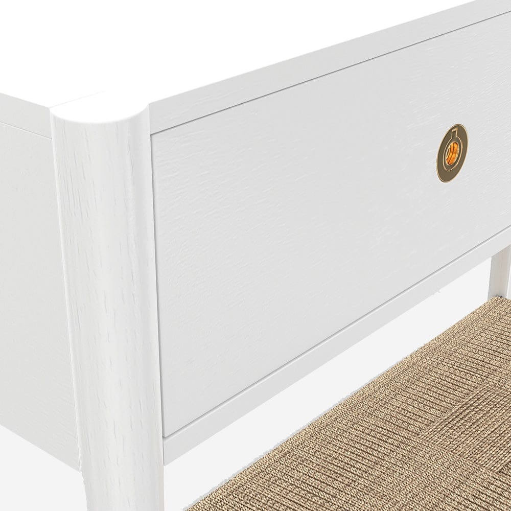 Alpine Furniture - Cleo Console Table, Coconut Milk - 2620WHT-63 view 5
