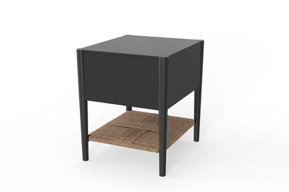 Alpine Furniture - Cleo Nightstand, Charcoal Gray - 2620-02 veiw 3