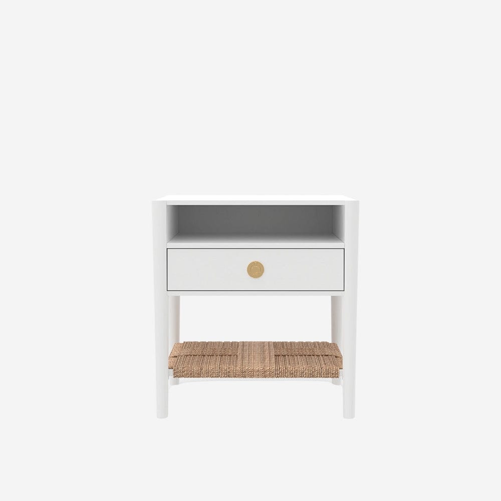 Alpine Furniture - Cleo Nightstand, Coconut Milk - 2620WHT-02 view 2