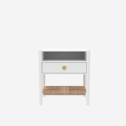 Alpine Furniture - Cleo Nightstand, Coconut Milk - 2620WHT-02 view 2